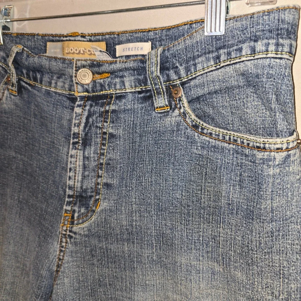 Old Navy Bootcut Jeans 10 Long Womens Blue Stretch Medium Wash Denim